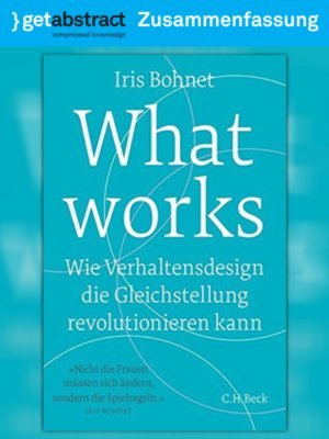 cover image of What works (Zusammenfassung)